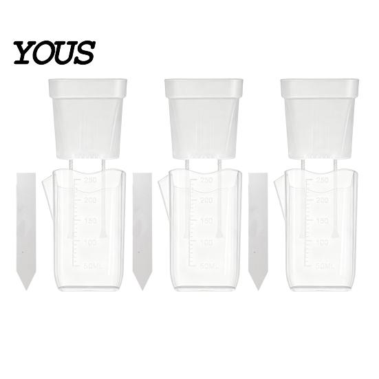 Automatic Watering Flower Pot Mini Self Pots with Wick, Clear Plastic Planters Drainage Holes & Water Level Indicator for Indoor Plants