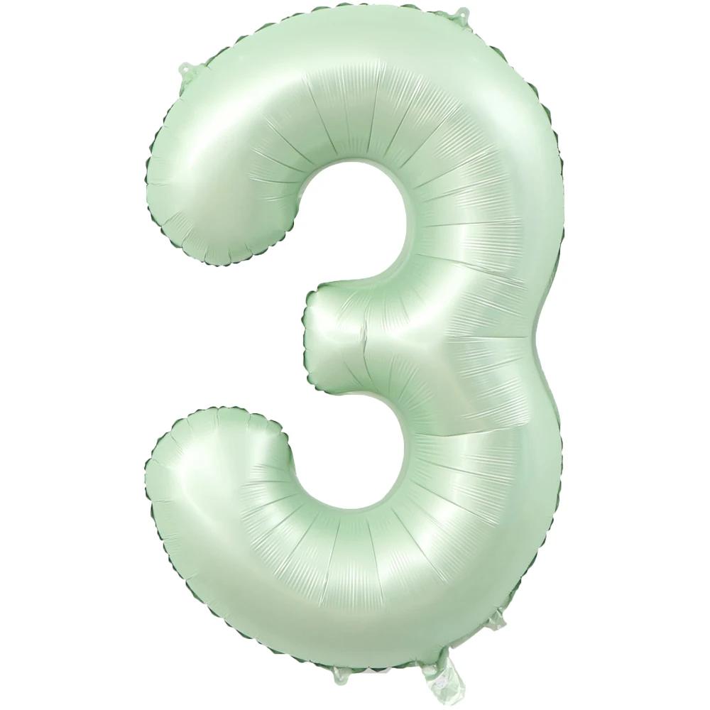 1Pc Large 40inch Number 1-9 Foil Balloons for Kid Boys Girls Crown Happy Birthday Balloon Baby Shower Decor Supplies