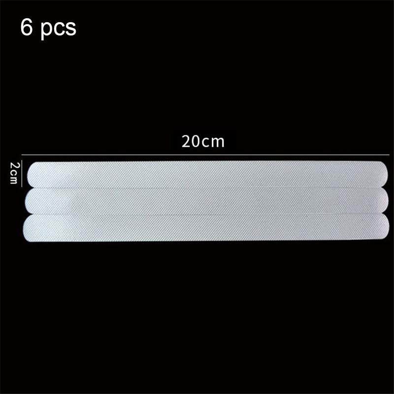 

12 шт. Противоскользящие наклейки для ванны, Нескользящие полоски для душа, Подушечка, Лента для безопасности пола 6pcs