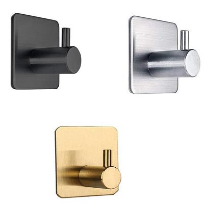 Ganchos de parede adesivos montados porta chave pano casaco banheiro robe cabide cozinha rack prateleira saco gancho organizador para pendurar
