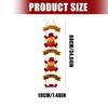 Christmas Tree Hanging Ornament Fabric Santa Deer Hanging Decorations For Wall A0KF