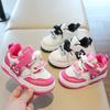Children's Sports Shoes - Spring/Autumn Cartoon White Sneakers for Girls, Lightweight Casual Skate Shoes for Boys, Soft-Soled Shoes for Toddlers