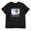 Cowboy Raccoon Word Art T-Shirt Vintage Clothes Cute Tops Graphics Vintage Anime Shirt Men Clothes