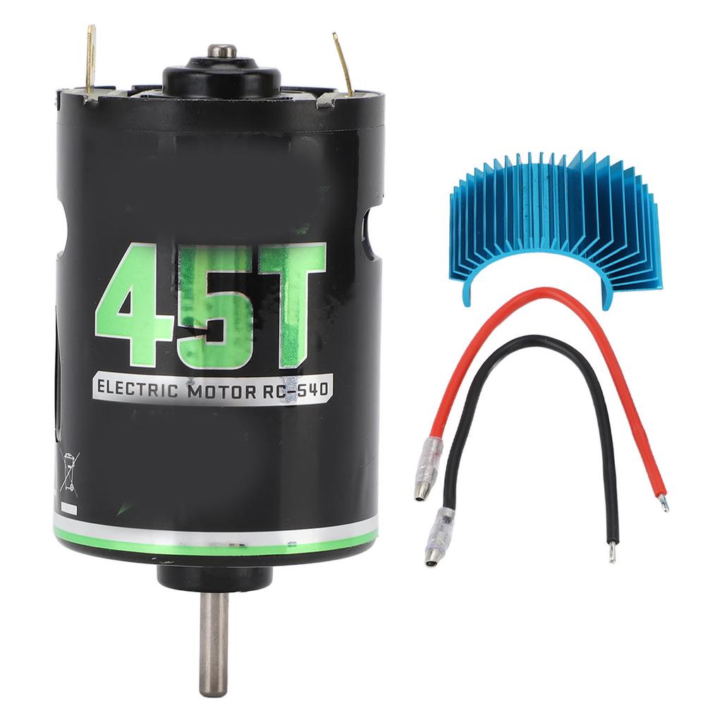 540 Brushed Motor with Blue Heatsink for 110 RC Climbing Car Off Road Vehicle Racing Car 45T