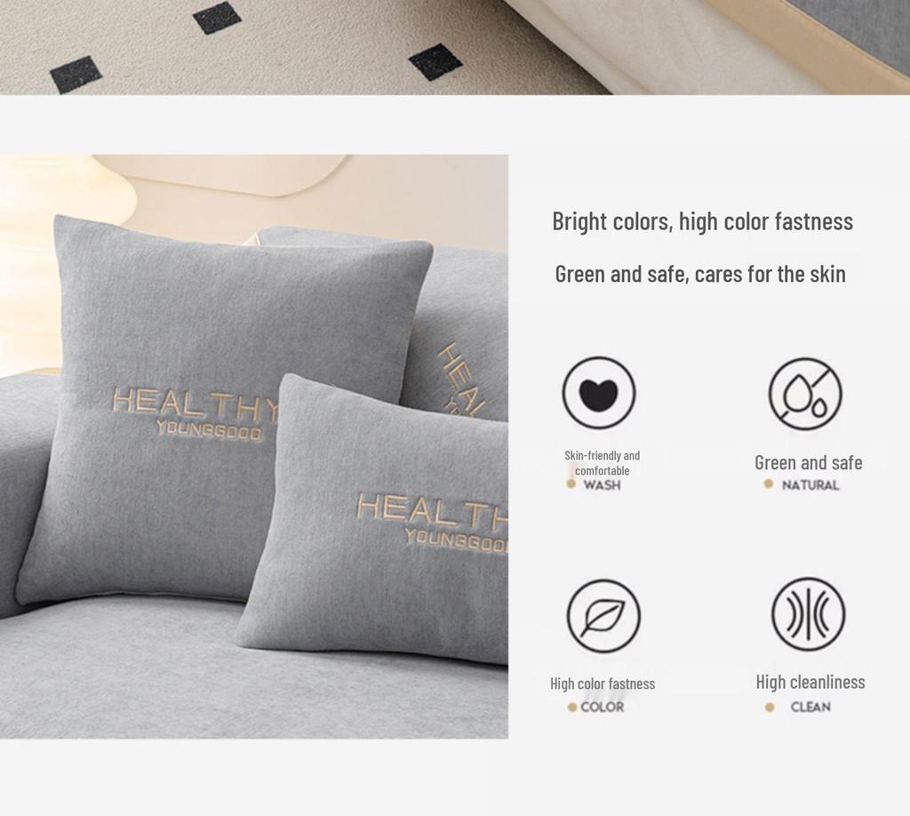 Chenille Non-Slip Sofa Cushion - Universal Four Seasons Cover for Modern Living Rooms