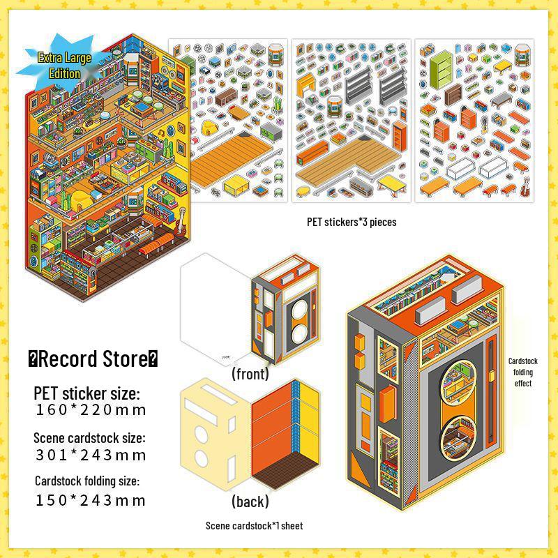 Ink Words Landscaping 3D Stickers: Infeel.Me 20th Edition DIY Fun