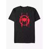 Genuine 2026 New Spider-Man Walks Into Miles Printed Plus Size Men's and Women's Short Sleeve Loose Crew Neck T-Shirts