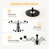 17-Hook Hat Rack Organizer Stand, Sturdy Metal Coat Stand with 360° Rotating Head & Marble Base, for Hat Scarf Bag Clothes