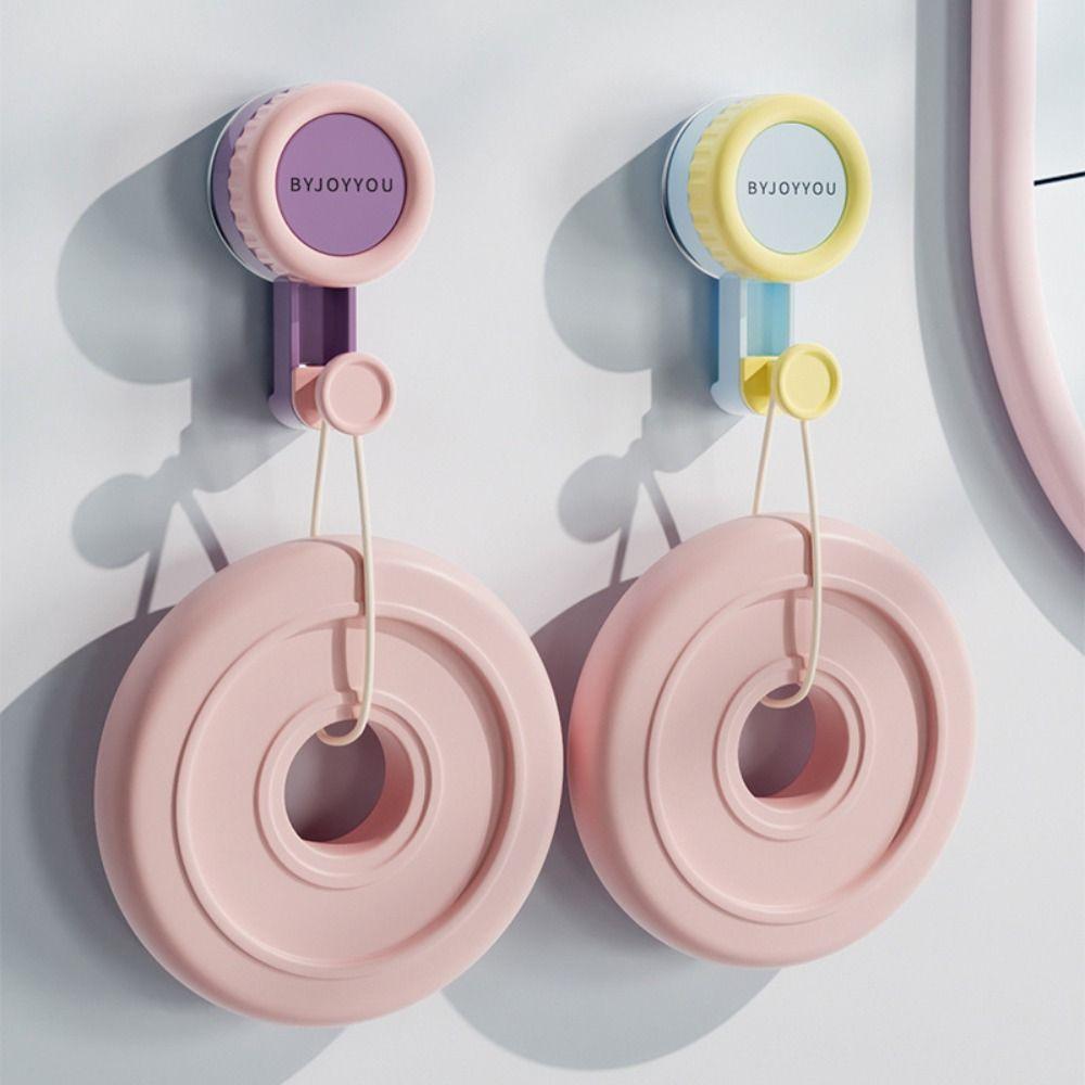 

Punch Free Suction Cup Hooks Reusable Rotating Suction Cup Hook New Storage Hanger for Home