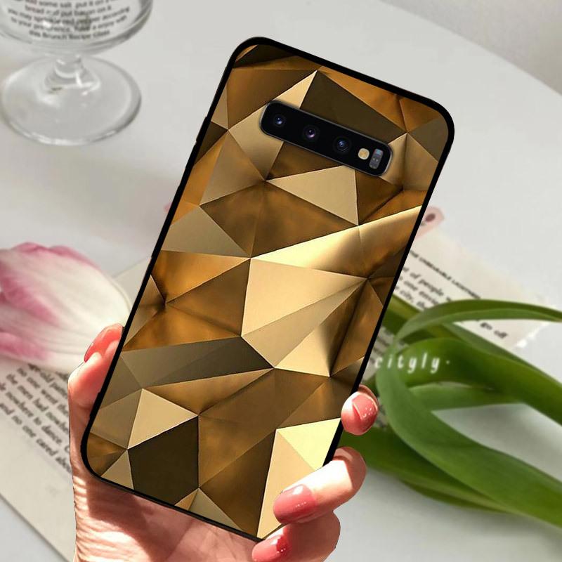 Case For Samsung S10 S10+ S10E Silicone Etui Fashion Painted Soft TPU Coque For Samsung Galaxy S10 S 10 Plus S10E Phone Cover