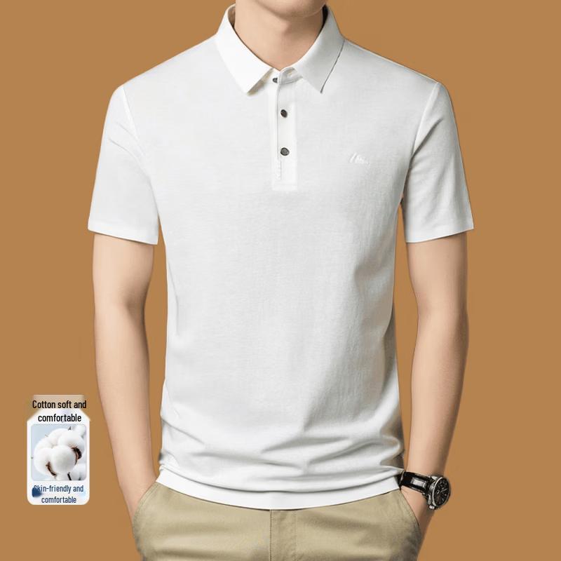 VEE KELLEN Men s Summer Lapel Polo Shirt M