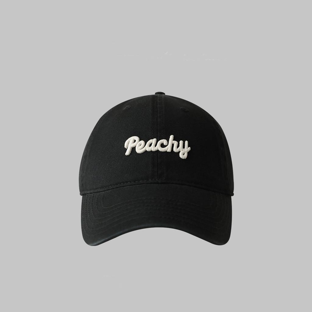 

Peachy Letter Ladies Baseball Hat With Breathable Cotton Material For Casual Wear And Sunshade чорний