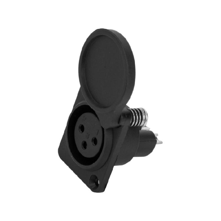 Electric Scooter Battery Charging Port Plug 3Pin Inline Connector Socket Replacement Electric Bike Battery Spare Part