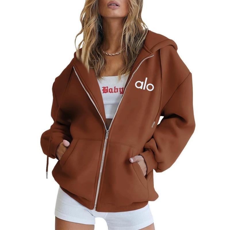 Modische Persönlichkeit Blume Reißverschluss Hoodie Locker Freizeitkleidung Langarm Kapuzen-Strickjacke