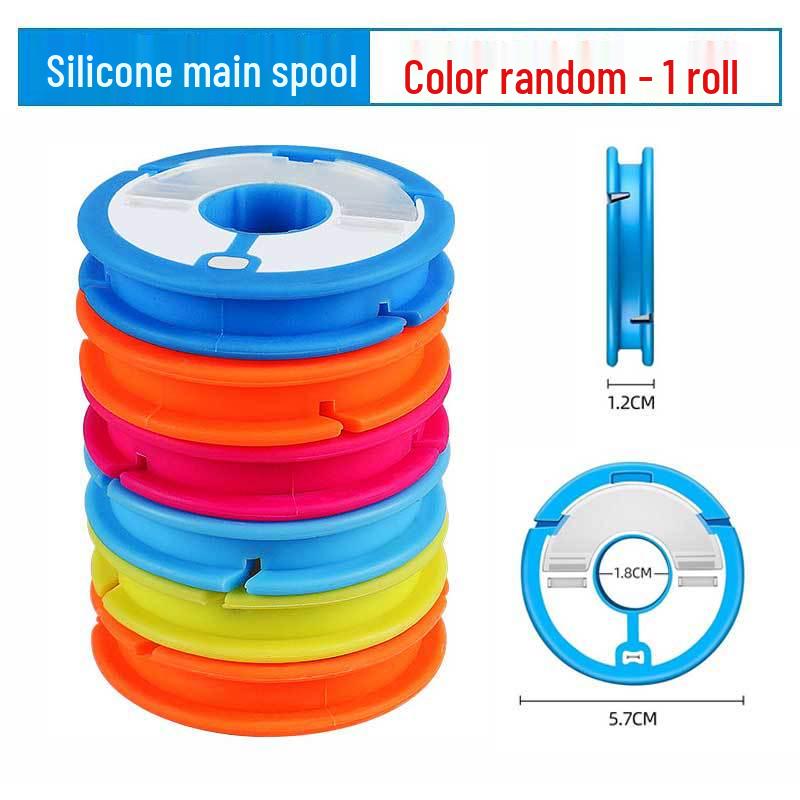 

Силіконова коробка для зберігання котушок волосіні та намотувач