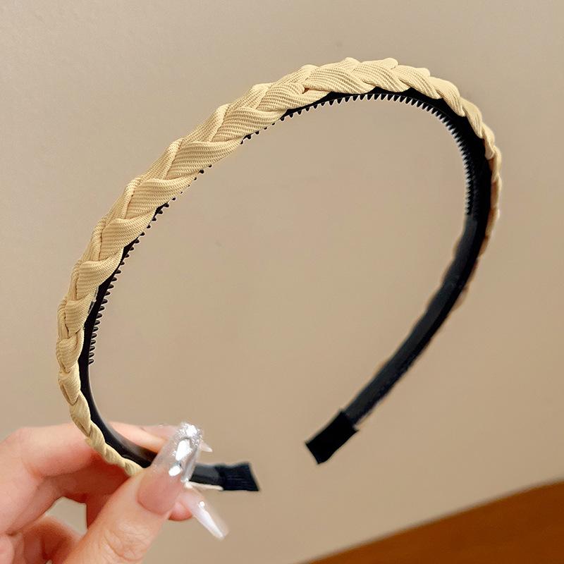 

Тканевая повязка на голову Плотная Тонкая повязка Двойная Богемная Противоскользящая повязка Ширина Ободок Обруч Аксессуары для волос для девочки One Size