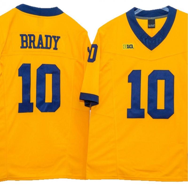 Michigan Wolverines College Football Jersey NCAA Style Embroidered Team Uniform Men Fans Sports Apparel