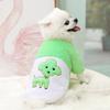 Teddy dog cat clothes pet supplies cat autumn and winter warmth than bear Fadou Shu cotton velvet dog feet