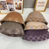 Basin Hat Fashionable Warm Women's New Pure Wool Bucket Hat Color Matching Bucket Hat Small Face Foldable Versatile Bucket