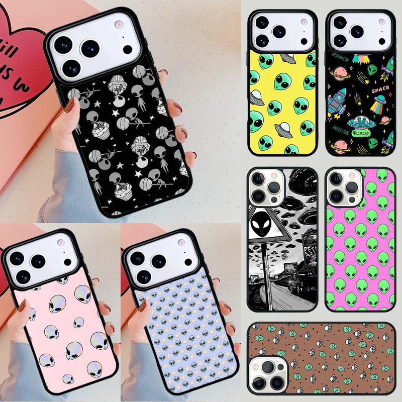 Alien Horror Phone Case For iPhone 17 Air 14 15 13 12 Max Cover For Apple 14 15 16 16e 11 Pro Max Plus Coque