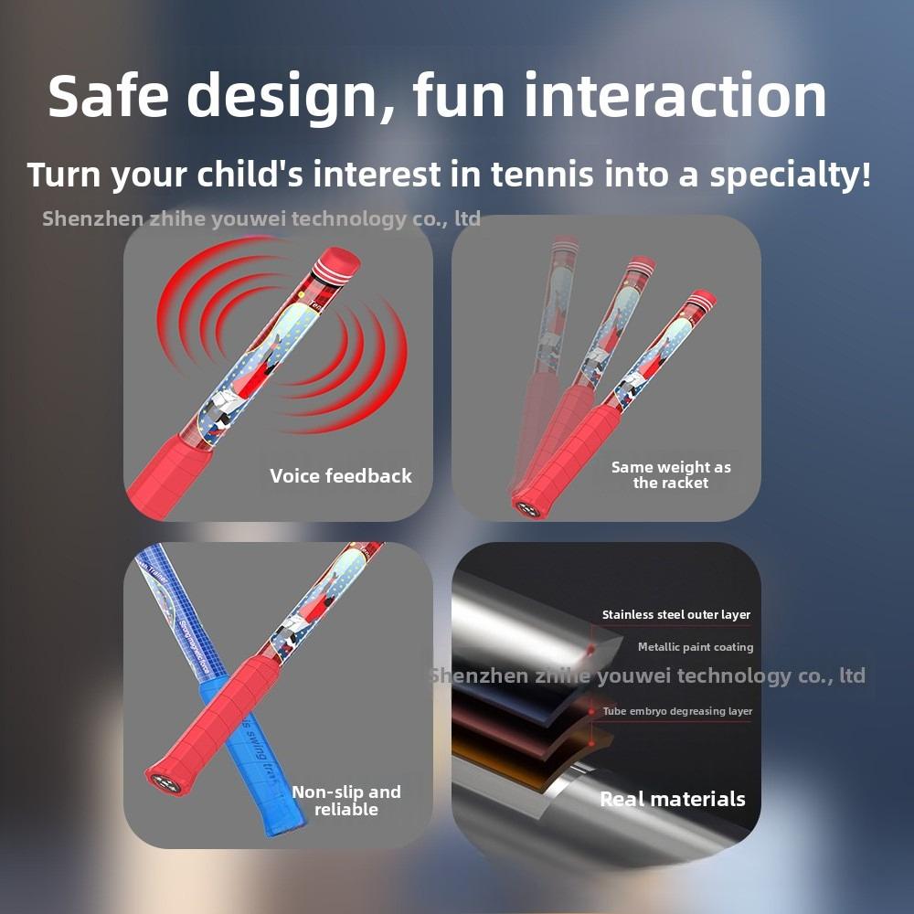 Tennis Trainer Power Whipping Swing Practice Aids Correct Sounder