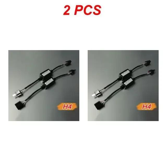 1~4PCS LED Canbus Decoder Car Headlights Error Free Resistor for SUV Fog Lights H4 H7 H1 H11 9006 9007 Adapter Anti-Flicker Tool