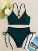2025 European American Lace-up Bikini: High-End Women's Split Swimsuit, Sexy and Stylish Swimwear.