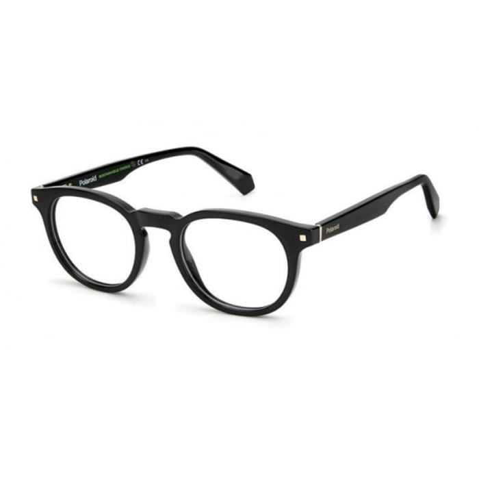 Monture lunettes - POLAROID - PLD D435 BLACK (807) - Couleur: Noir - Type: Adulte