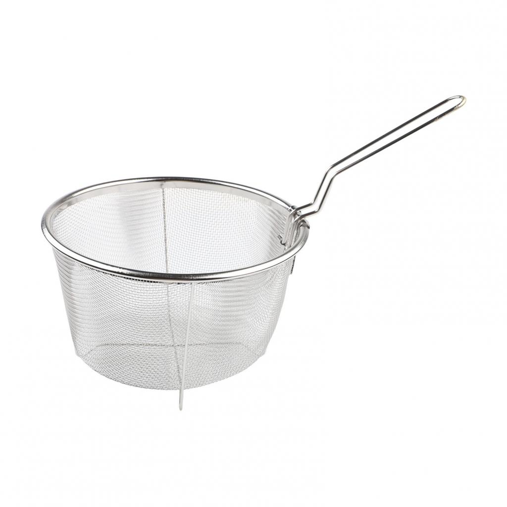 Convenient NonStick Fry Strainer Basket for Safe Draining and For Easy Handling