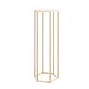Wedding Flower Stand, 10PCS 80cm Column Flower Stand, Floral Stands with Acrylic Laminate, Hexagonal Cubic Floral Display Rack for Wedding, Party,