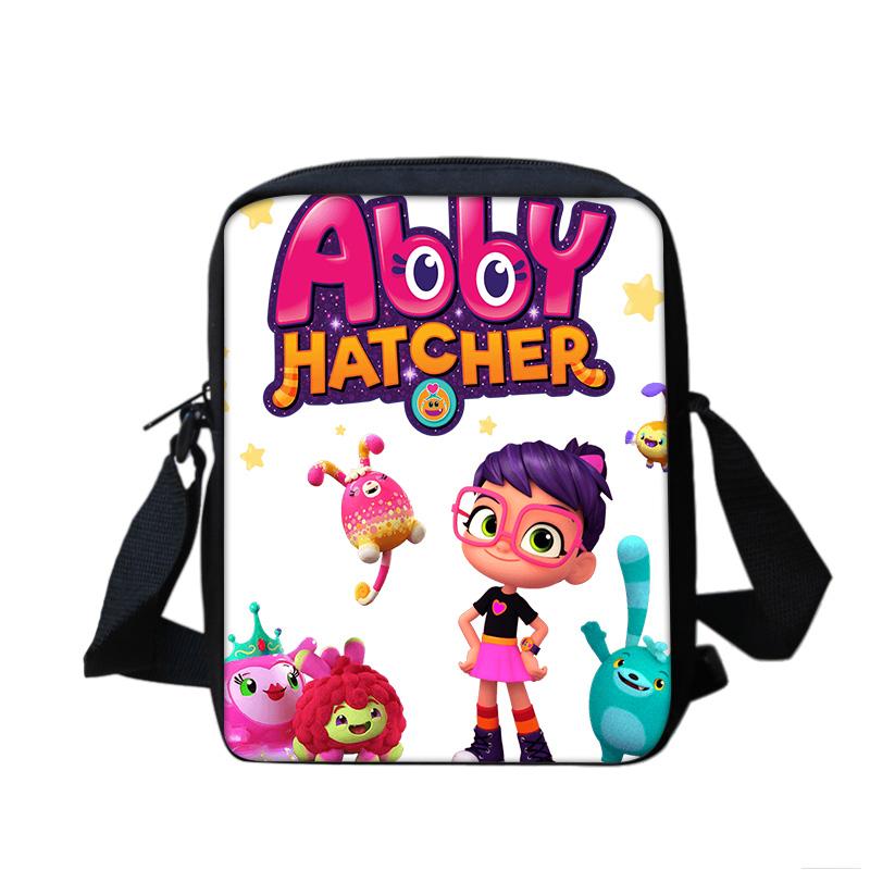 Abby Hatcher shoulder bag new small and large capacity versatile cartoon print student boy or girl best birthday gift for school