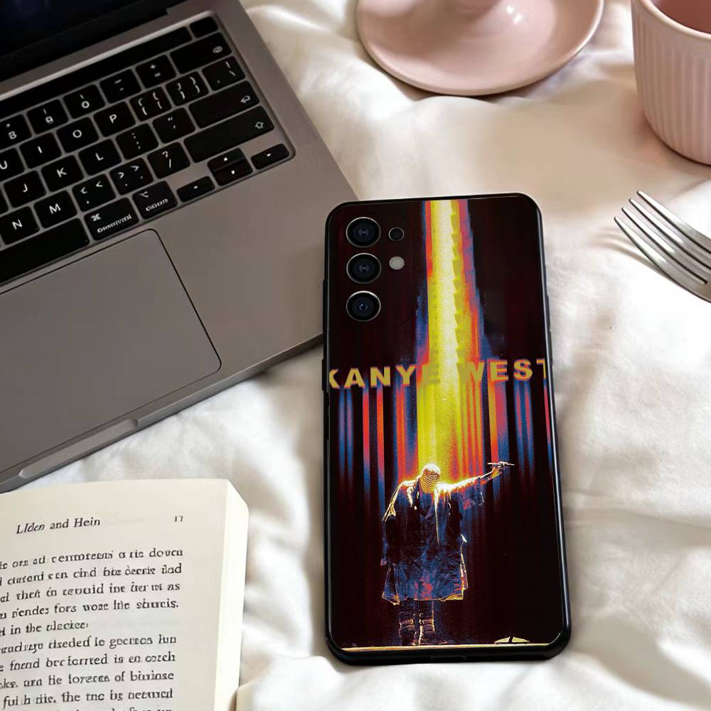 K-Kanye rapper West  Phone Case For Samsung S25,24,23,22,30,21,10,9,Ultra,Plus,Lite,FE,4,5 G Soft Black Case