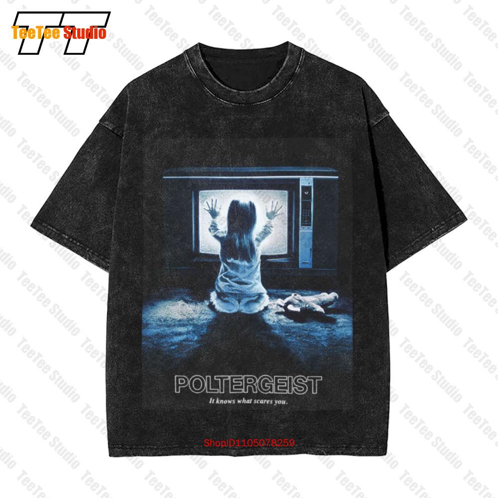 Poltergeist Poster Vintage Oversized TShirt TFG S