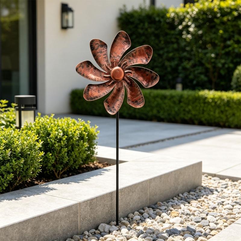 Garden Yard Wheel Stake, Iron Piece for Home Yard Use, Flower Bed Rows, Lawn Line, and Turning Detail Display Use