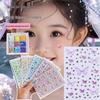 Children's Day Butterfly Fairy Face Stickers: Adhesive-Free, Self-Adhesive Diamond Stickers for Stage Makeup and Concerts