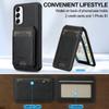 For Samsung Galaxy A54 5G Magnetic Case Detachable Card Holder Leather+TPU Mobile Cover