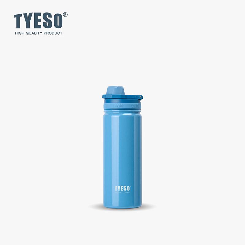 Tyeso Thermos Water Bottle Stainless Steel Portable Sport Vacuum Flask Keeps Cold and Heat Thermal Mug Car Insulated Tumbler Cup