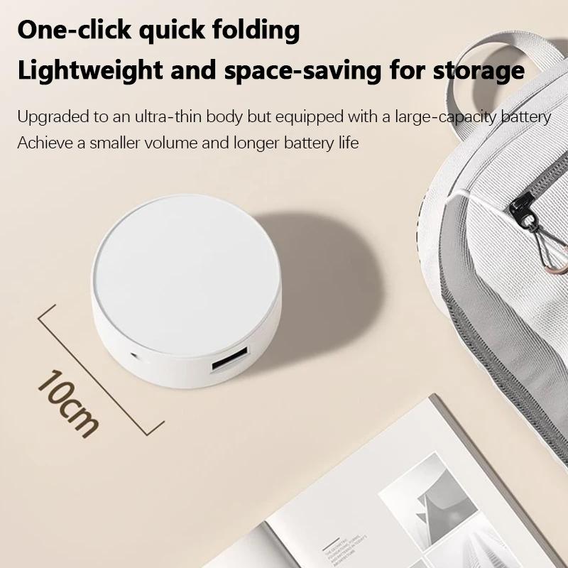 Xiaomi USB Charging Table Lamps Portable Foldable With Clock Night Lamps Energy Saving Bedroom Bedhead Study Room Reading Desk Lights