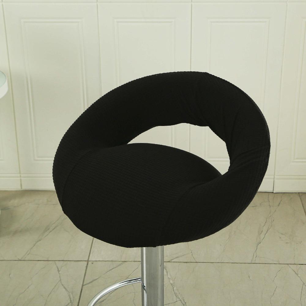 Breathable Chair Cover Hollowed-out Design High-leg Chair Cover Bar Chair Counter Use