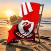 Football club.C Print Beach Towel Design, Soft, Lightweight. for Home Bathroom, Spa, Pool, Yoga, Surfing, Camping, Gift for Family, Friend