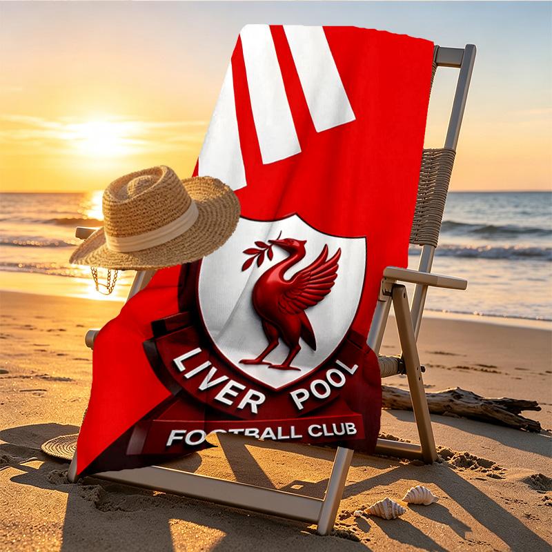 Football club.C Print Beach Towel Design, Soft, Lightweight. for Home Bathroom, Spa, Pool, Yoga, Surfing, Camping, Gift for Family, Friend
