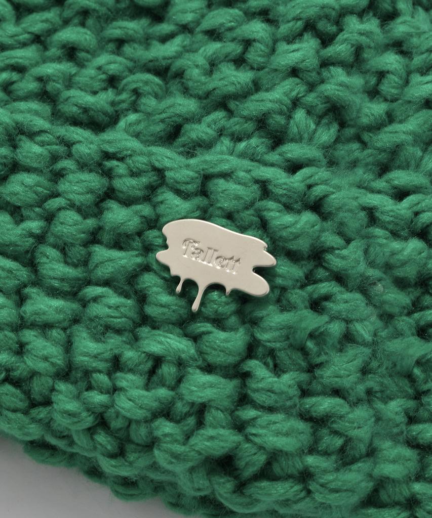 Palet Bold Knit Beanie Green