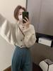 Women's Retro Japanese Knitted Cardigan - Soft, Short, Lazy Style for Spring & Autumn