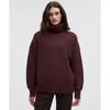 Oversized Cashmere Funnel Neck Sweater Goodnight Plum