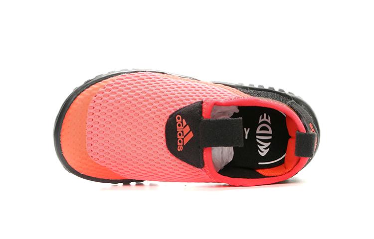 Adidas Summer.Rdy Casual Breathable Low top Running Shoes Red Black Infant And Toddler FU7600