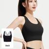 Bojue Fixed Pad Criss-Cross Strap Yoga Sports Bra