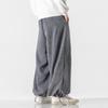 Chinese Style Men Corduroy Pants Mens Embroidery Hip Hop Wide Leg Harem Pants Men Winter Streetwear Casual Hanfu Trousers
