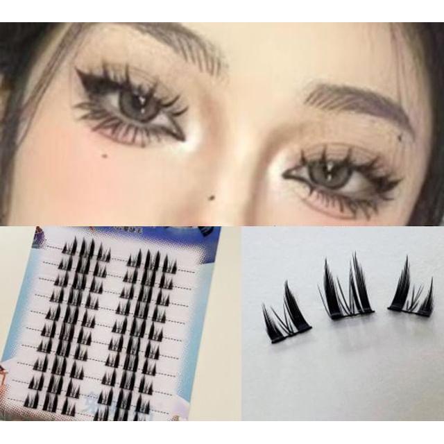 Bonnie Wisp - Индивидуальные пучки накладных ресниц T97 - 10 Pairs - Black - One Size