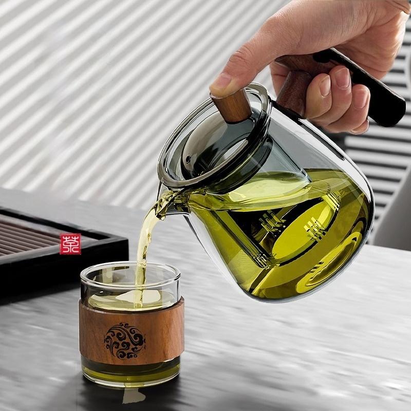 GIANXI Čajová konvice Domácí Skleněná Vysokoteplotní Vaření Čaje 2024 Nová Jednokoťová Elektrický Hliněný Sporák Čajový Set Čaj Čaj Čajová konvice
