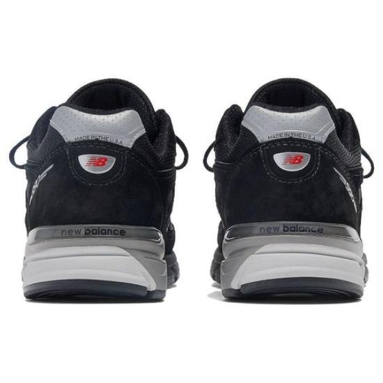 New Balance 990v4 Hergestellt in den USA 2023 Niedrig Schwarz Silber - U990BL4